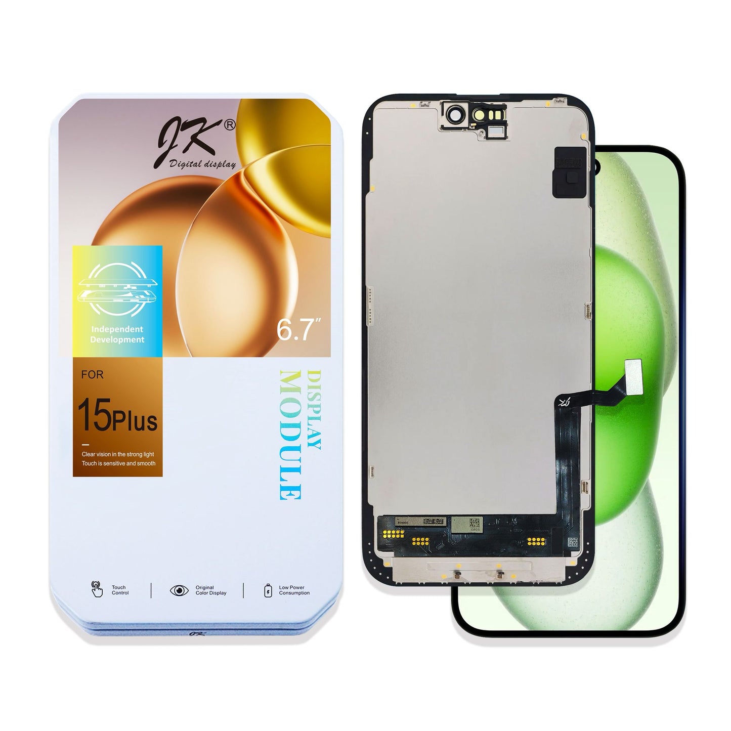 -iPhone 15 PLUS JK LCD (High Quality Incell)-