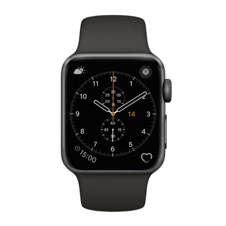 For Apple Watch Series 3 & 2 & 1 38mm Fashion Simple Style Silicone Wrist Watch Band, For 38mm