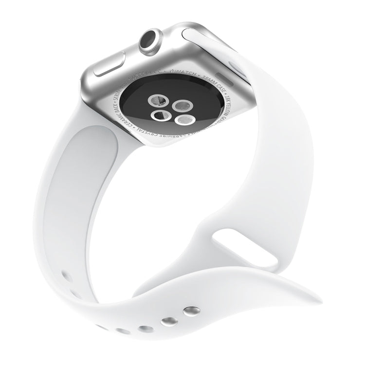 Double Rivets Silicone Watch Band for Apple Watch Series 3 & 2 & 1 38mm, Apple Watch 38mm