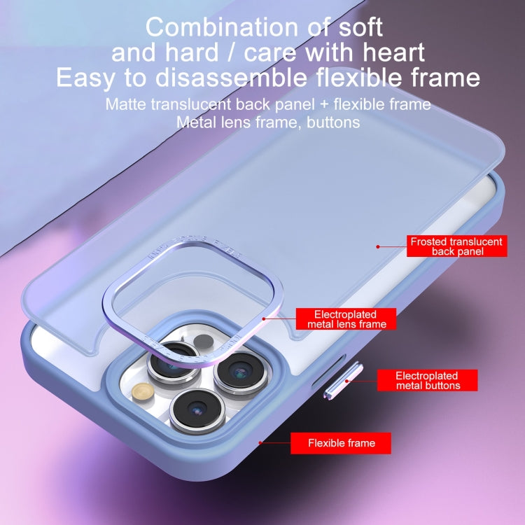 All-inclusive TPU Edge Acrylic Back Phone Case, For iPhone 15 Pro