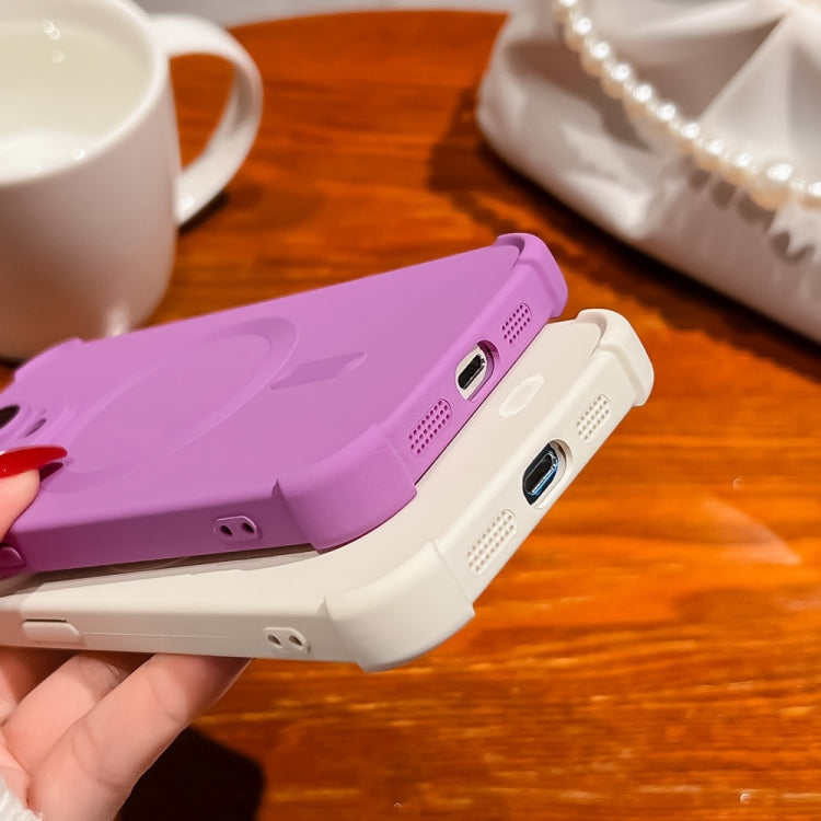 Four Corner Shockproof Skin Feel MagSafe Magnetic Phone Case, For iPhone 16, For iPhone 15 Pro Max, For iPhone 15 Pro