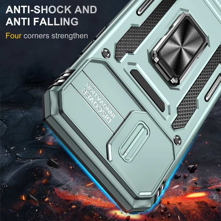 Armor PC + TPU Camera Shield Phone Case, For iPhone 15 Pro, For iPhone 15 Plus, For iPhone 15
