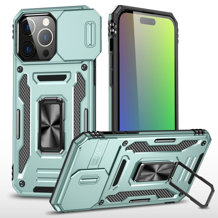 Armor PC + TPU Camera Shield Phone Case, For iPhone 16e, For iPhone 16 Pro Max, For iPhone 16 Pro