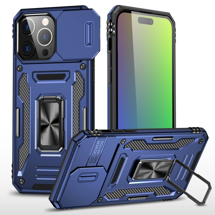 Armor PC + TPU Camera Shield Phone Case, For iPhone 16e, For iPhone 16 Pro Max, For iPhone 16 Pro