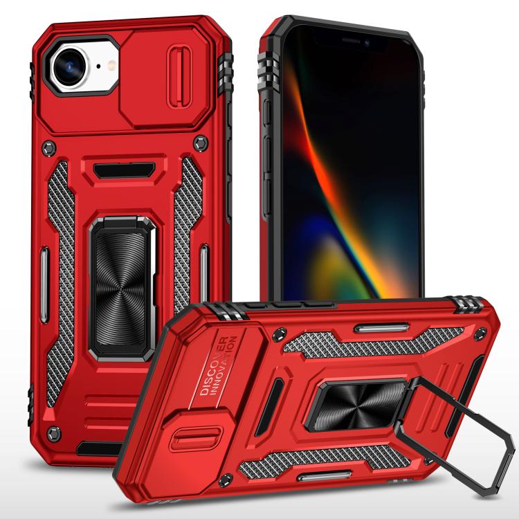 Armor PC + TPU Camera Shield Phone Case, For iPhone 16e, For iPhone 16 Pro Max, For iPhone 16 Pro