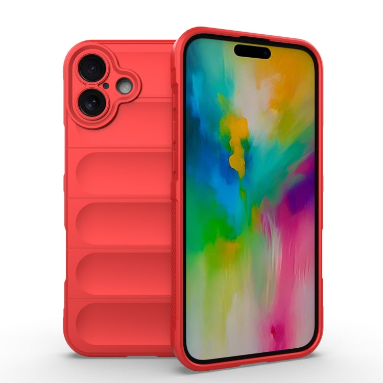 Magic Shield TPU + Flannel Phone Case, For iPhone 16 Pro, For iPhone 16 Plus