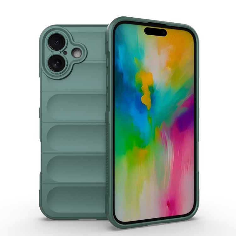 Magic Shield TPU + Flannel Phone Case, For iPhone 16 Pro, For iPhone 16 Plus