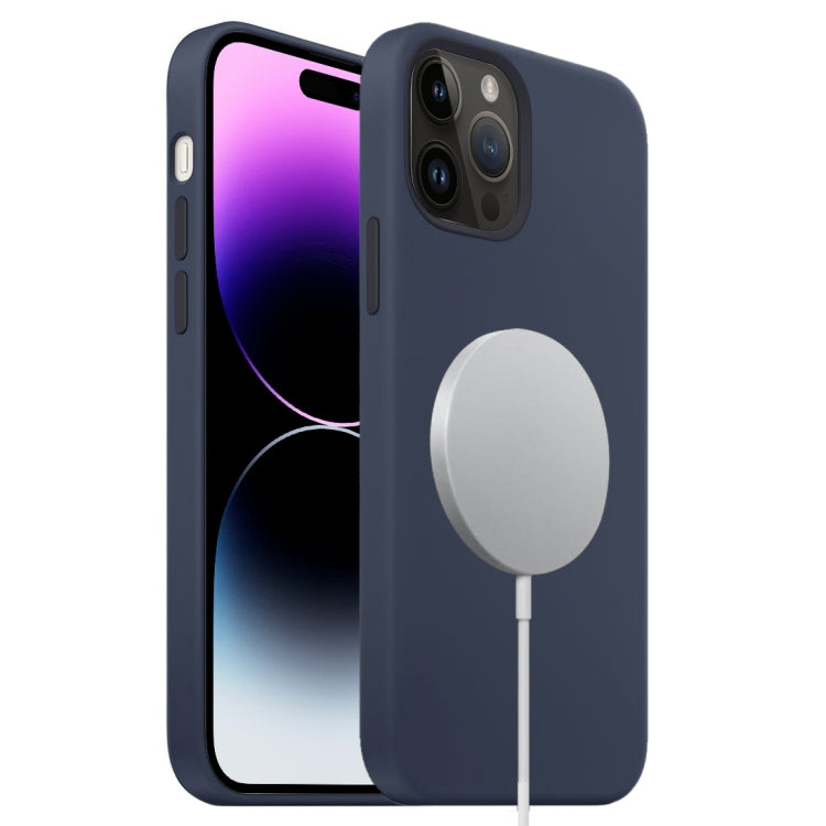 Liquid Silicone Full Coverage MagSafe Phone Case, For iPhone 15 Pro