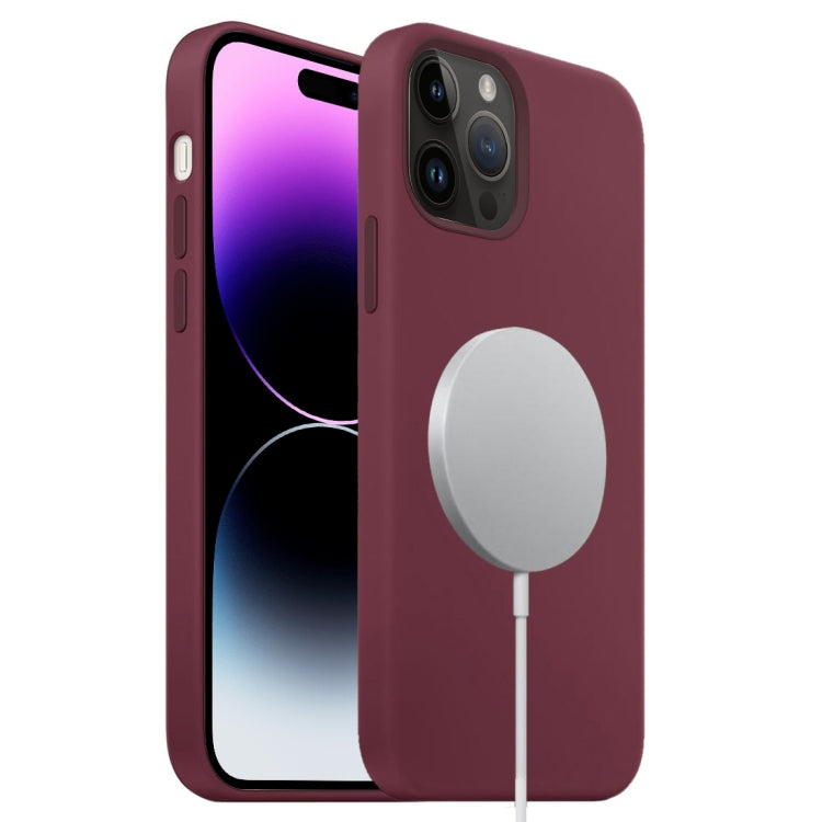 Liquid Silicone Full Coverage MagSafe Phone Case, For iPhone 15 Pro