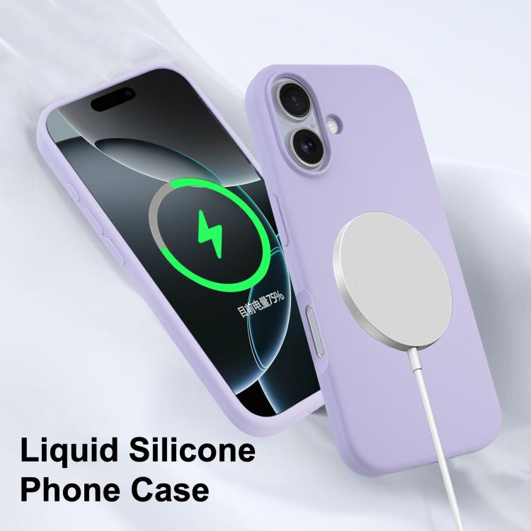 Liquid Silicone Full Coverage MagSafe Phone Case, For iPhone 15 Pro