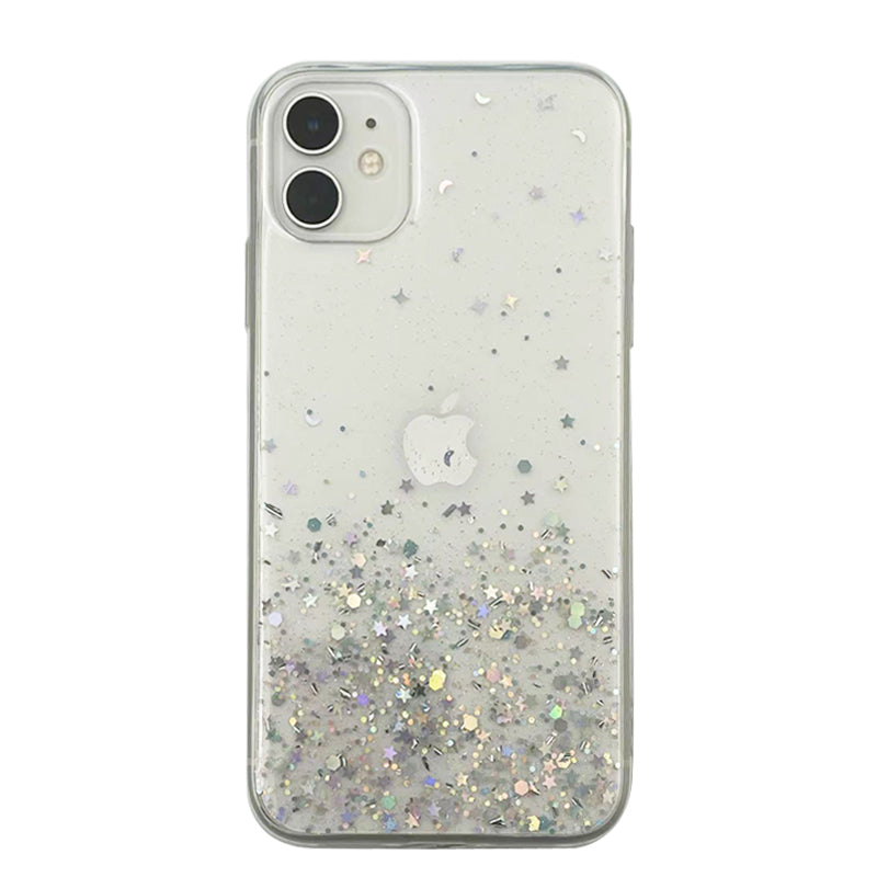 Silikon Skal med Stjärnglitter