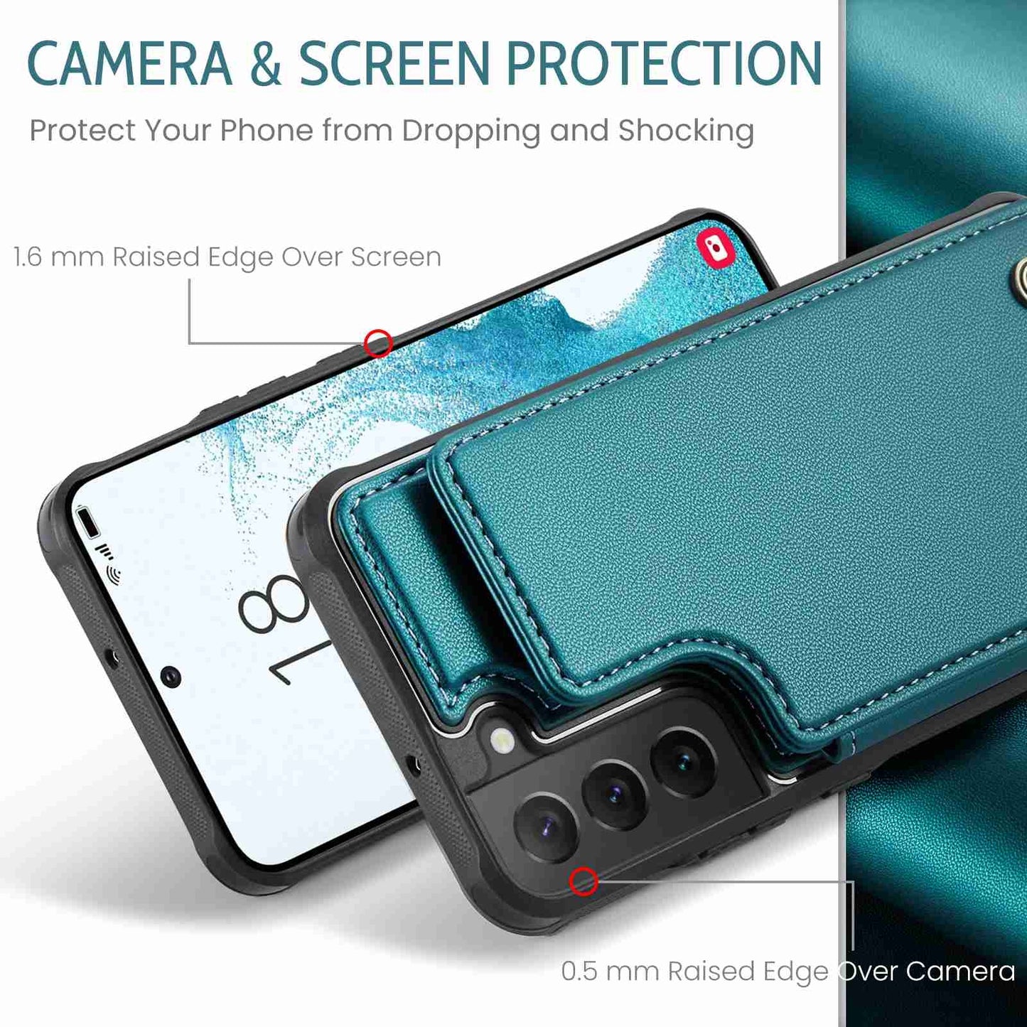 Samsung Galaxy S22 korthållare RFID Stöldskyddsfodral