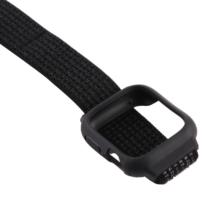 For Apple Watch Ultra 49mm&Watch Ultra 2 49mm / Series 10 46mm / 9&8&7 45mm / SE 3&SE 2&6&SE&5&4 44mm / 3&2&1 42mm Nylon Watch Band with Hook and Loop Fastener, For Apple Watch Series 7 45mm / 6 & SE & 5 & 4 44mm / 3 & 2 & 1 42mm                       ...