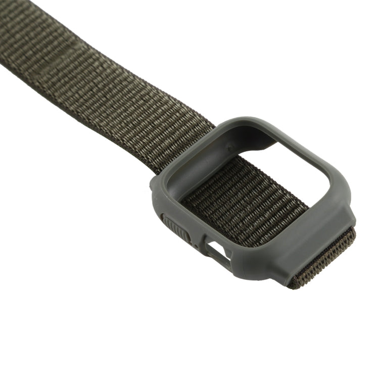 For Apple Watch Ultra 49mm&Watch Ultra 2 49mm / Series 10 46mm / 9&8&7 45mm / SE 3&SE 2&6&SE&5&4 44mm / 3&2&1 42mm Nylon Watch Band with Hook and Loop Fastener, For Apple Watch Ultra 49mm / Series 8&7 45mm / SE 2&6&SE&5&4 44mm / 3&2&1 42mm             ...