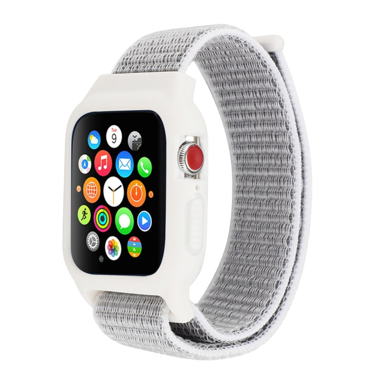 For Apple Watch Ultra 49mm&Watch Ultra 2 49mm / Series 10 46mm / 9&8&7 45mm / SE 3&SE 2&6&SE&5&4 44mm / 3&2&1 42mm Nylon Watch Band with Hook and Loop Fastener, For Apple Watch Ultra 49mm / Series 8&7 45mm / SE 2&6&SE&5&4 44mm / 3&2&1 42mm             ...