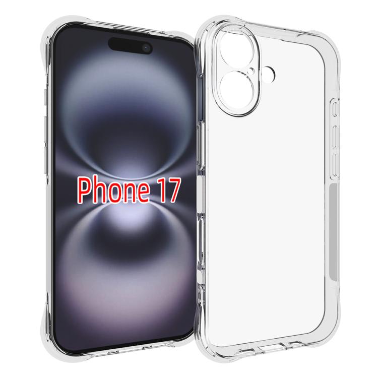 Shockproof Non-slip Thickening TPU Phone Case, For iPhone 17e / 16e, For iPhone 17 Pro Max, For iPhone 17 Pro, For iPhone 17, For iPhone Air, For iPhone 16 Pro Max, For iPhone 16 Pro, For iPhone 16 Plus, For iPhone 16, For iPhone 15 Pro Max            ...