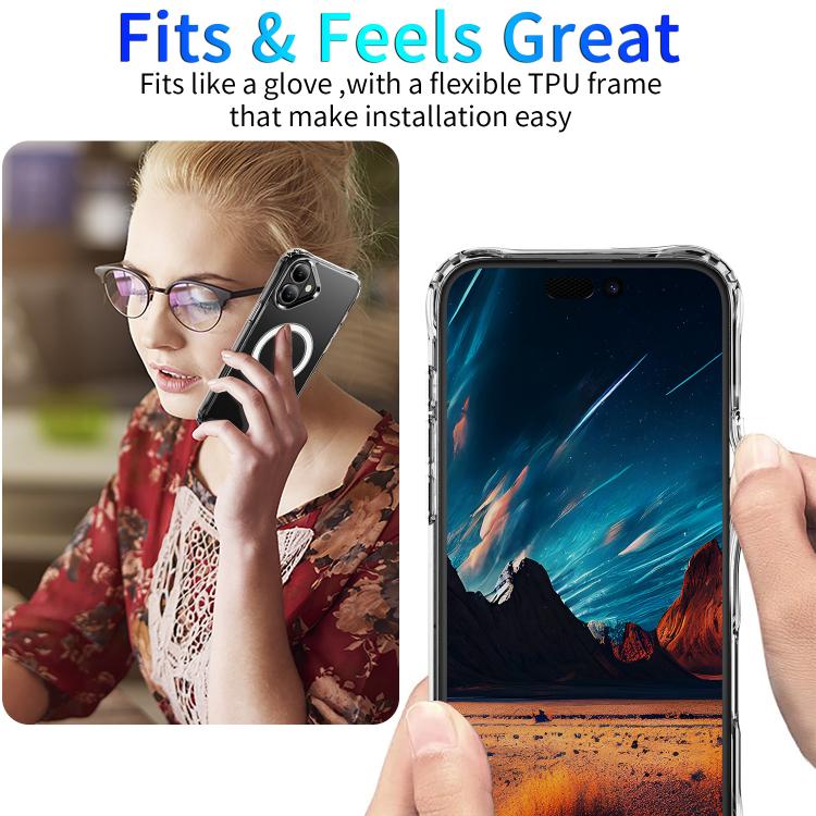 Four Corner Airbags MagSafe Magnetic Phone Case, For iPhone 18, For iPhone 18 Pro, For iPhone 18 Pro Max, For iPhone 17e / 16e, For iPhone 16 Pro Max, For iPhone 16 Pro, For iPhone 16 Plus, For iPhone 16, For iPhone 15 Pro Max, For iPhone 15 Pro       ...
