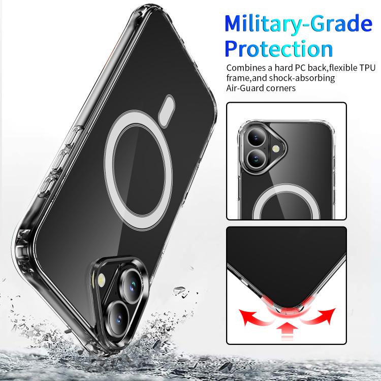 Four Corner Airbags MagSafe Magnetic Phone Case, For iPhone 18, For iPhone 18 Pro, For iPhone 18 Pro Max, For iPhone 17e / 16e, For iPhone 16 Pro Max, For iPhone 16 Pro, For iPhone 16 Plus, For iPhone 16, For iPhone 15 Pro Max, For iPhone 15 Pro       ...