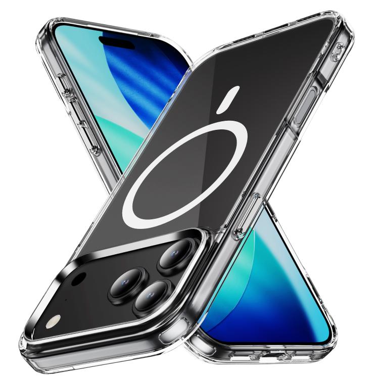 MagSafe Clear Acrylic PC +TPU Phone Case, For iPhone 18, For iPhone 18 Pro, For iPhone 18 Pro Max, For iPhone 17e / 16e, For iPhone 16 Pro Max, For iPhone 16 Pro, For iPhone 16 Plus, For iPhone 16, For iPhone 15 Pro Max, For iPhone 15 Pro              ...