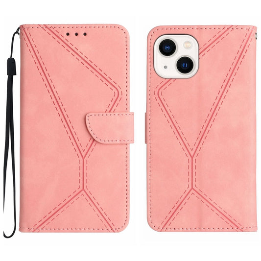 Phone case in embossed leather, nice design for iPhone 15 series &amp; Se 2024