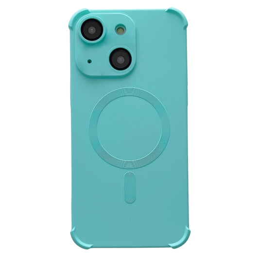 Four Corner Shockproof Skin Feel MagSafe Magnetic Phone Case, For iPhone 15 Plus, For iPhone 15, For iPhone 14 Plus
