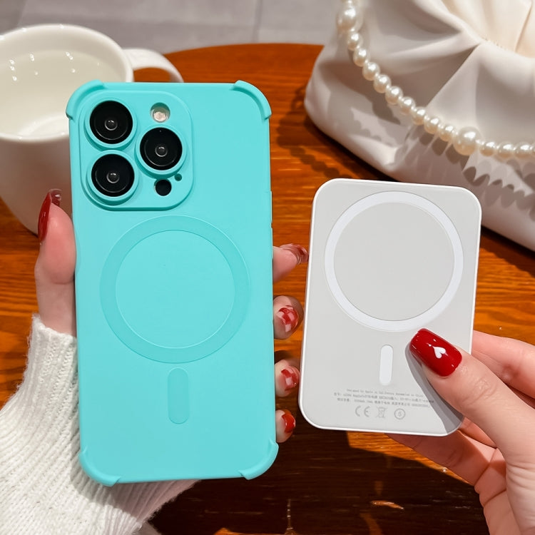 Four Corner Shockproof Skin Feel MagSafe Magnetic Phone Case, For iPhone 14, For iPhone 14 Pro, For iPhone 14 Pro Max