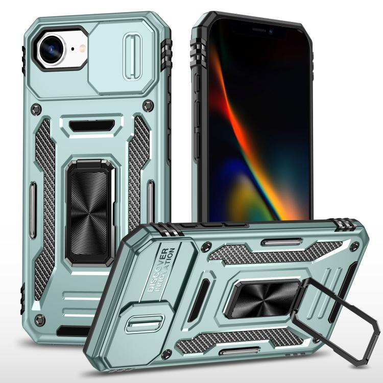 Armor PC + TPU Camera Shield Phone Case, For iPhone 17e / 16e, For iPhone 17 Pro Max, For iPhone 17 Pro