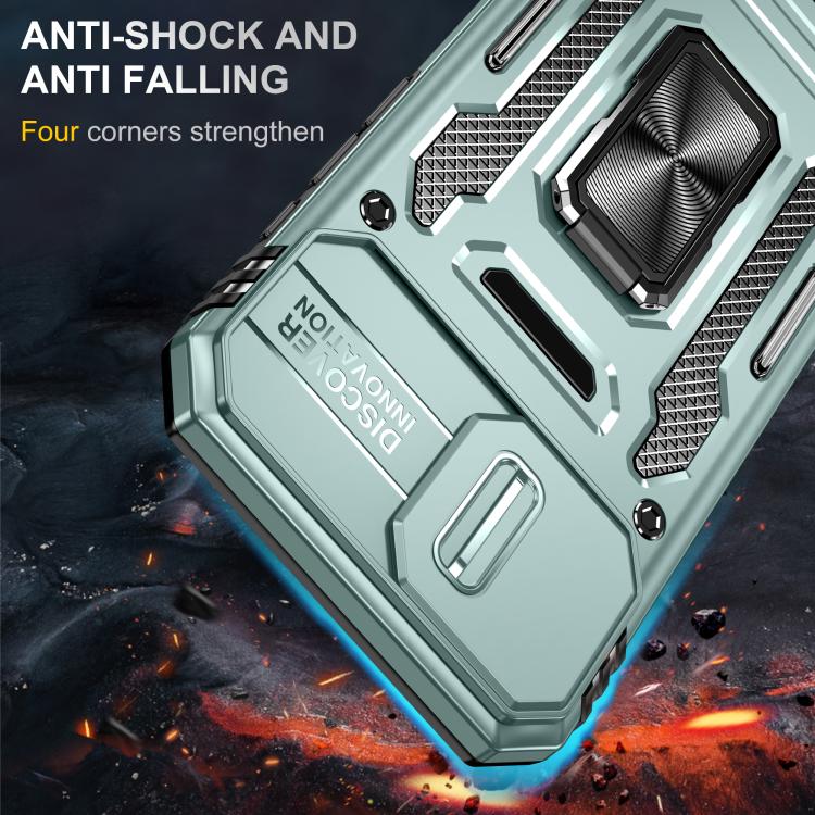 Armor PC + TPU Camera Shield Phone Case, For iPhone 17e / 16e, For iPhone 17 Pro Max, For iPhone 17 Pro