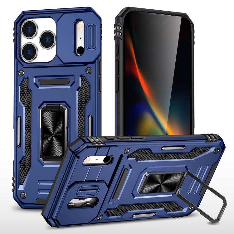 Armor PC + TPU Camera Shield Phone Case, For iPhone 17 Pro Max, For iPhone 17 Pro, For iPhone 17