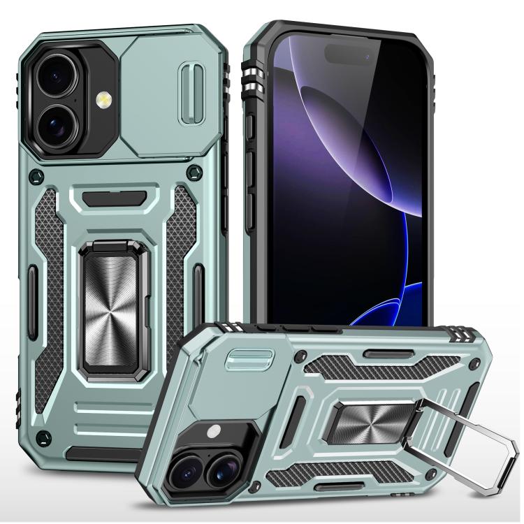 Armor PC + TPU Camera Shield Phone Case, For iPhone 17 Pro Max, For iPhone 17 Pro, For iPhone 17