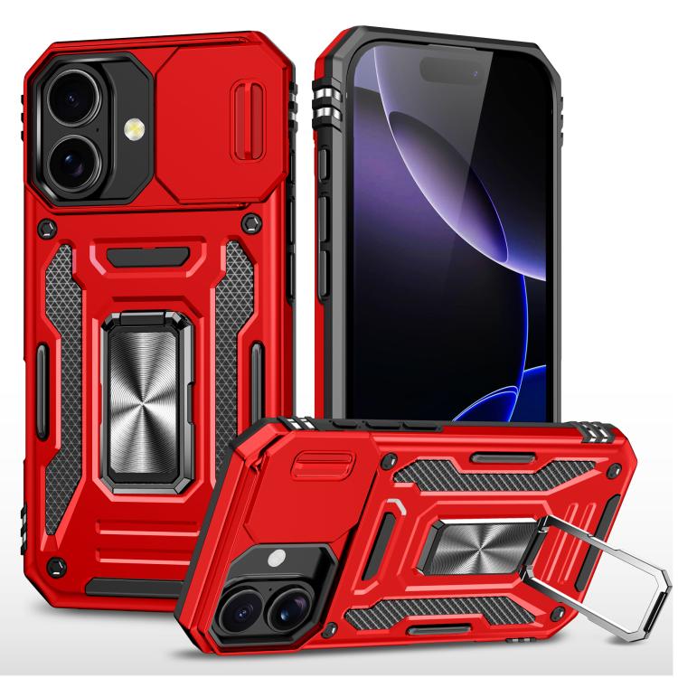 Armor PC + TPU Camera Shield Phone Case, For iPhone 17 Pro Max, For iPhone 17 Pro, For iPhone 17