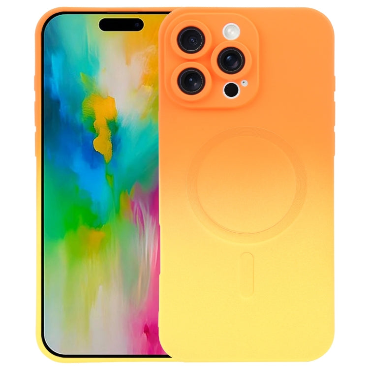 Liquid TPU Silicone Gradient MagSafe Phone Case, For iPhone Air, For iPhone 16 Pro Max, For iPhone 16 Pro, For iPhone 16 Plus