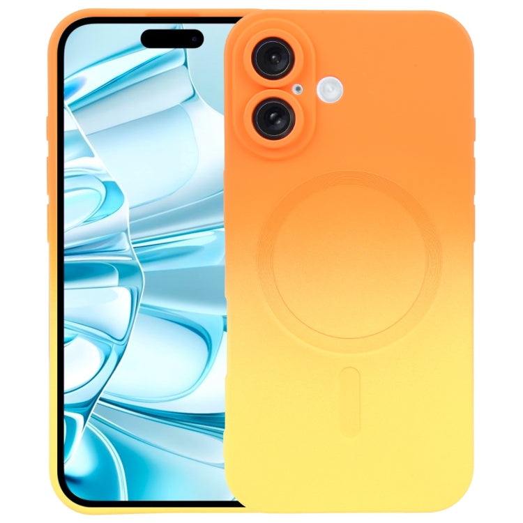 Liquid TPU Silicone Gradient MagSafe Phone Case, For iPhone Air, For iPhone 16 Pro Max, For iPhone 16 Pro, For iPhone 16 Plus