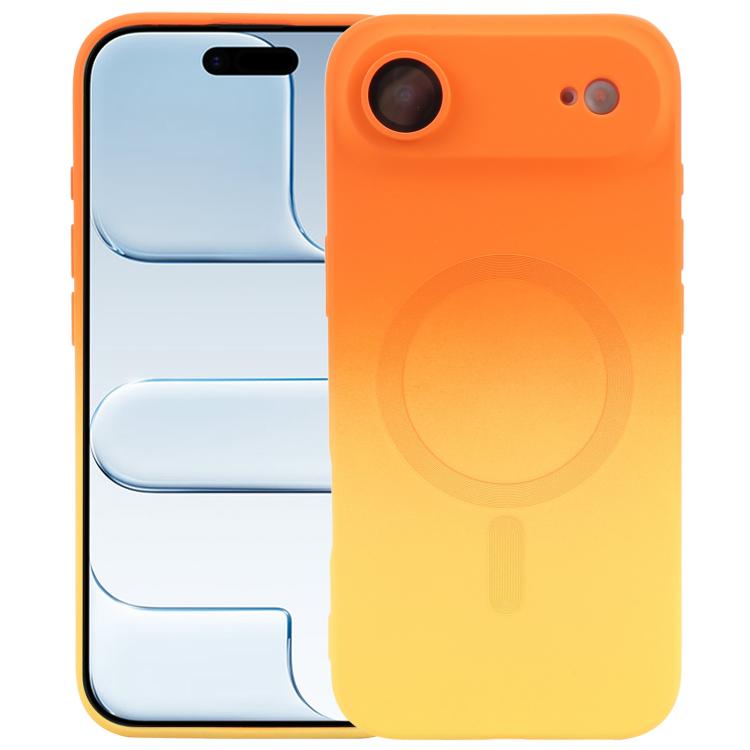 Liquid TPU Silicone Gradient MagSafe Phone Case, For iPhone Air, For iPhone 16 Pro Max, For iPhone 16 Pro, For iPhone 16 Plus