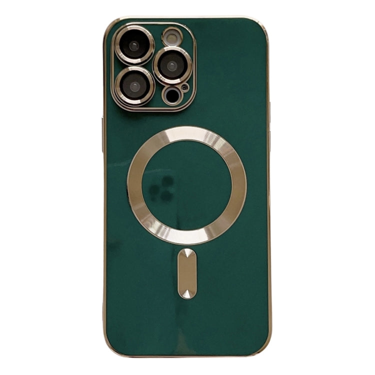 Magsafe-pläterat TPU-telefonfodral med linsskydd för 12 Pro Max & 13 serie