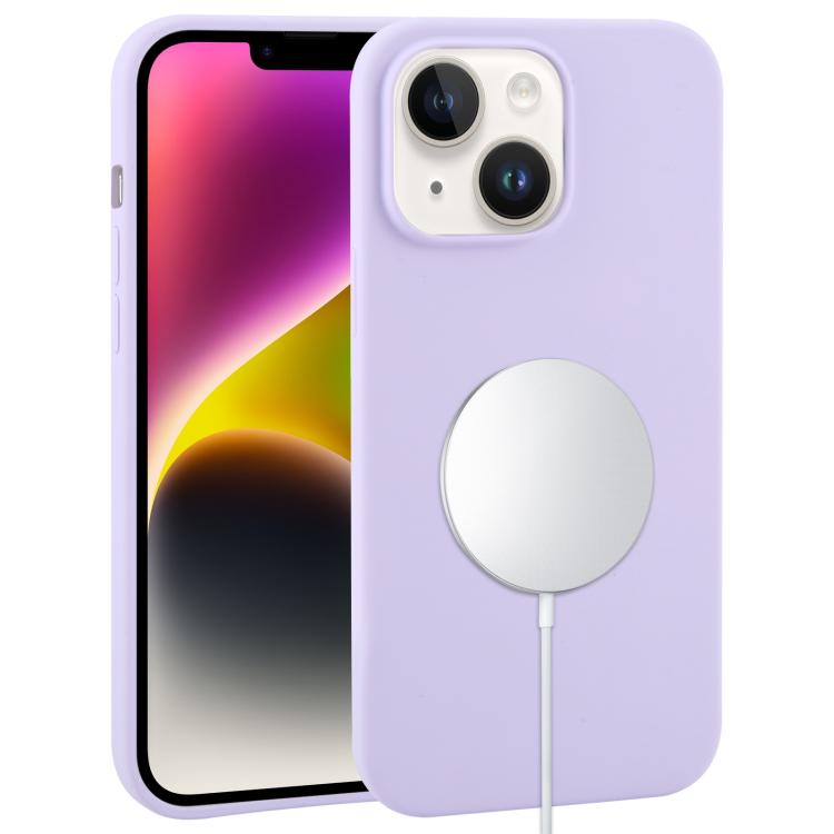 Liquid Silicone Full Coverage MagSafe Phone Case, For iPhone 14