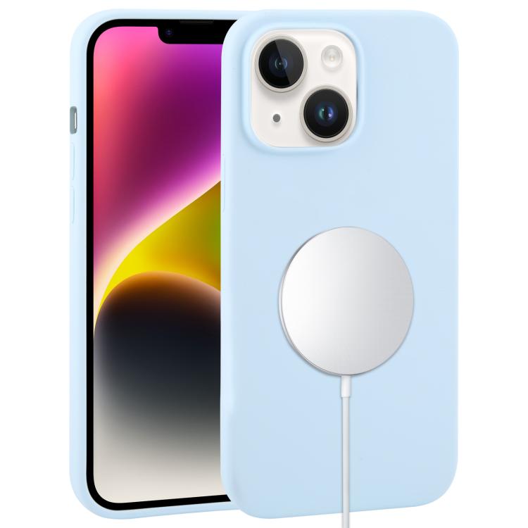 Liquid Silicone Full Coverage MagSafe Phone Case, For iPhone 14