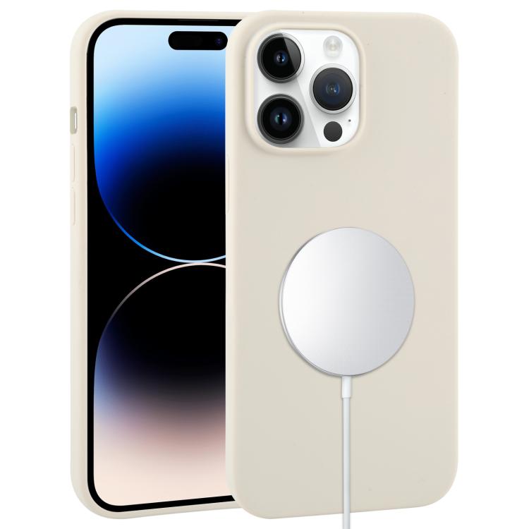 Liquid Silicone Full Coverage MagSafe Phone Case, For iPhone 14 Pro