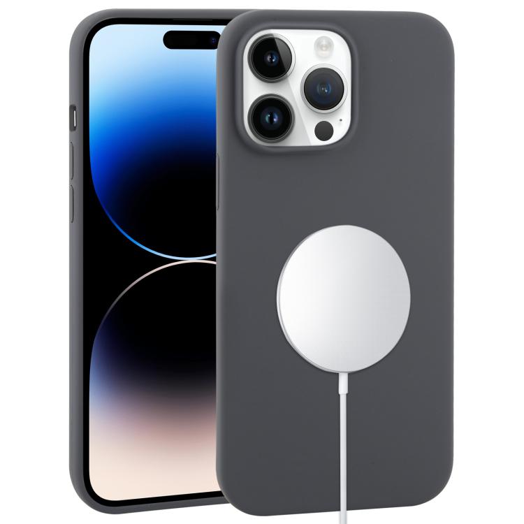 Liquid Silicone Full Coverage MagSafe Phone Case, For iPhone 14 Pro