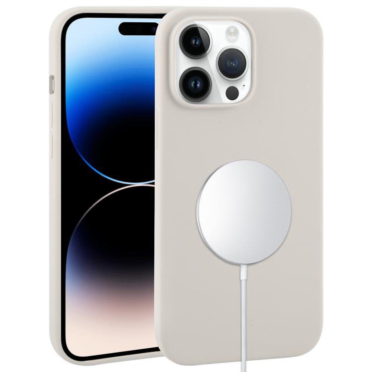Liquid Silicone Full Coverage MagSafe Phone Case, For iPhone 14 Pro