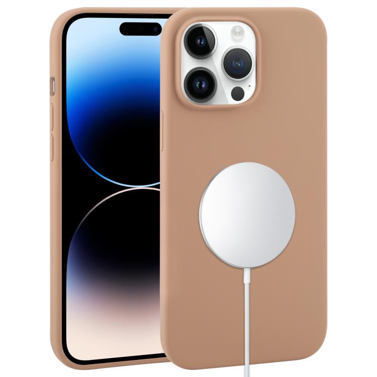Liquid Silicone Full Coverage MagSafe Phone Case, For iPhone 14 Pro Max