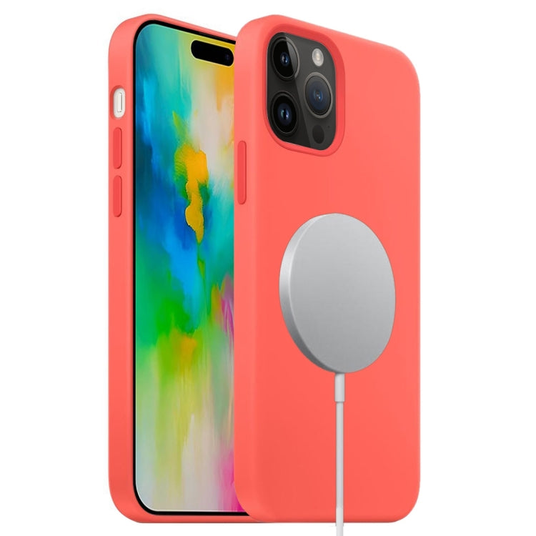 Liquid Silicone Full Coverage MagSafe Phone Case, For iPhone 16 Pro Max