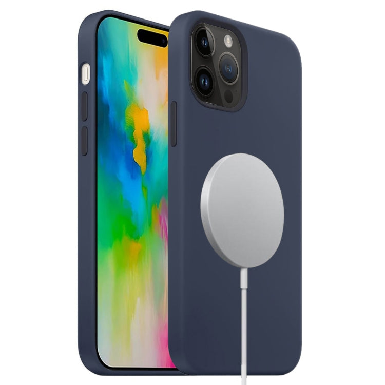 Liquid Silicone Full Coverage MagSafe Phone Case, For iPhone 16 Pro Max