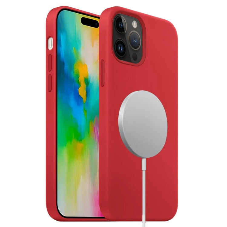 Liquid Silicone Full Coverage MagSafe Phone Case, For iPhone 16 Pro Max