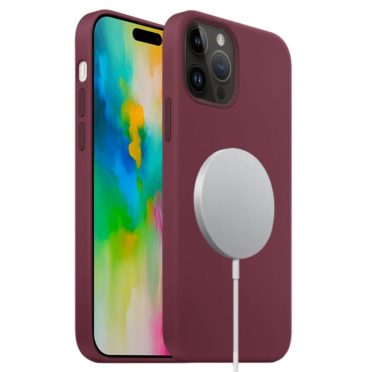 Liquid Silicone Full Coverage MagSafe Phone Case, For iPhone 16 Pro Max