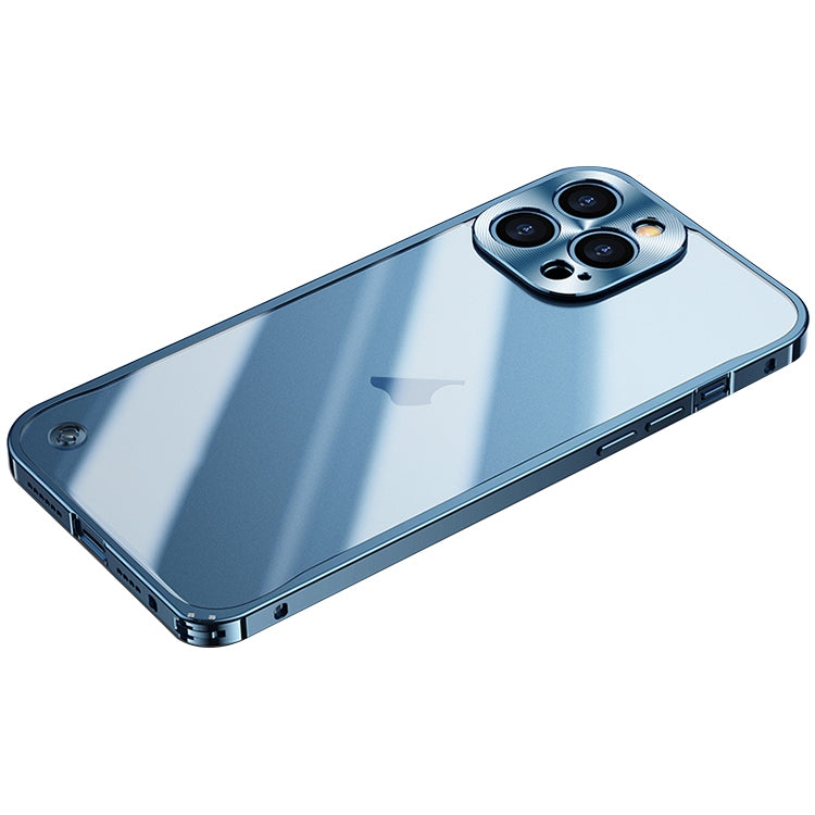 Frosted PC metal frame case, shockproof for iPhone 15 series