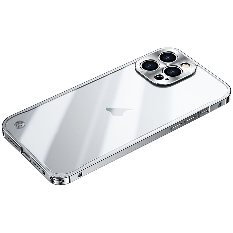 Frosted PC metal frame case, shockproof for iPhone 15 series