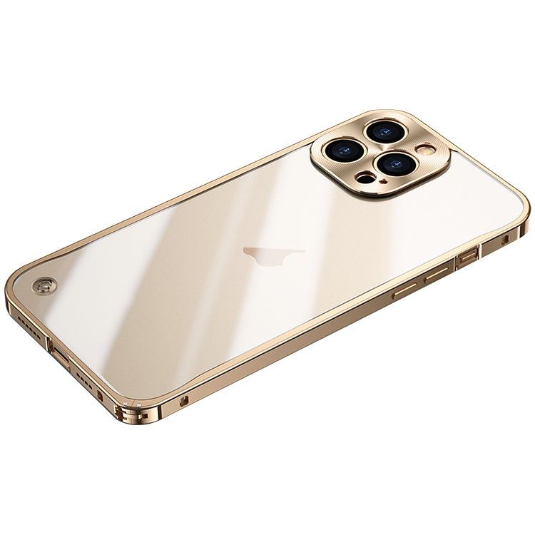 Frosted PC metal frame case, shockproof for iPhone 15 series