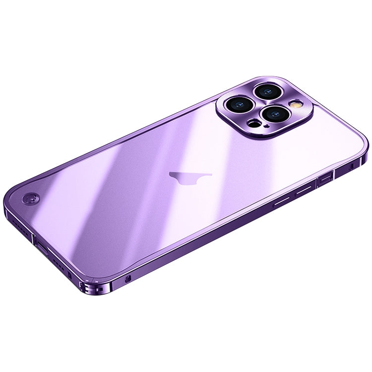 Frosted PC metal frame case, shockproof for iPhone 15 series