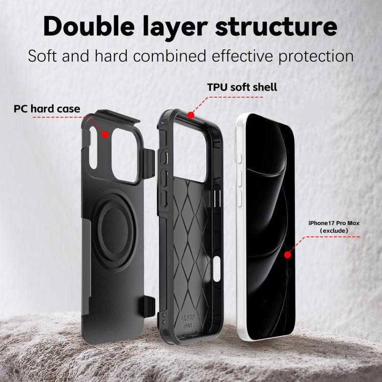 RedPepper Armor Magsafe PC Hybrid TPU Phone Case, For iPhone 17 Pro Max, For iPhone 17 Pro, For iPhone 17, For iPhone 17 Air, For iPhone 16 Pro Max, For iPhone 16 Pro, For iPhone 16 Plus, For iPhone 16, For iPhone 15 Pro Max, For iPhone 15 Pro���������...